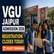 VGU Jaipur VGUCET 2026: Register by May 20, Exam May 21